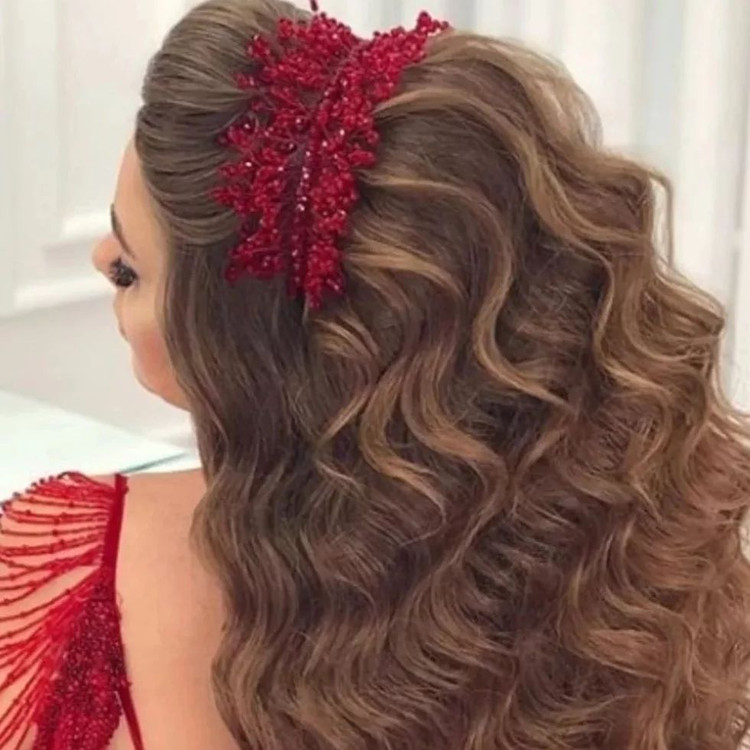 ریسه مو تل مجلسی قرمز