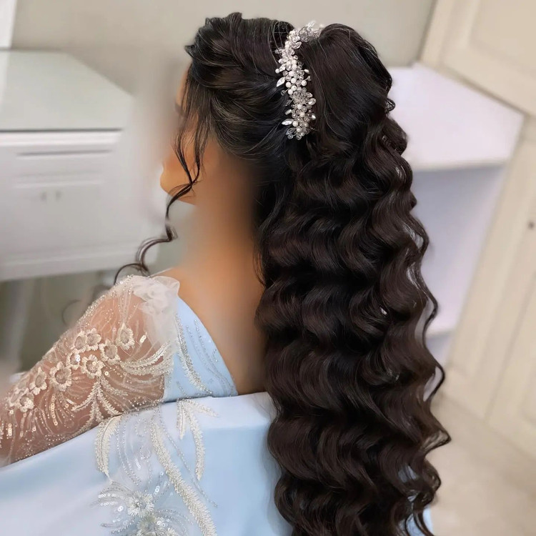 ریسه مو مدل مرواریدی