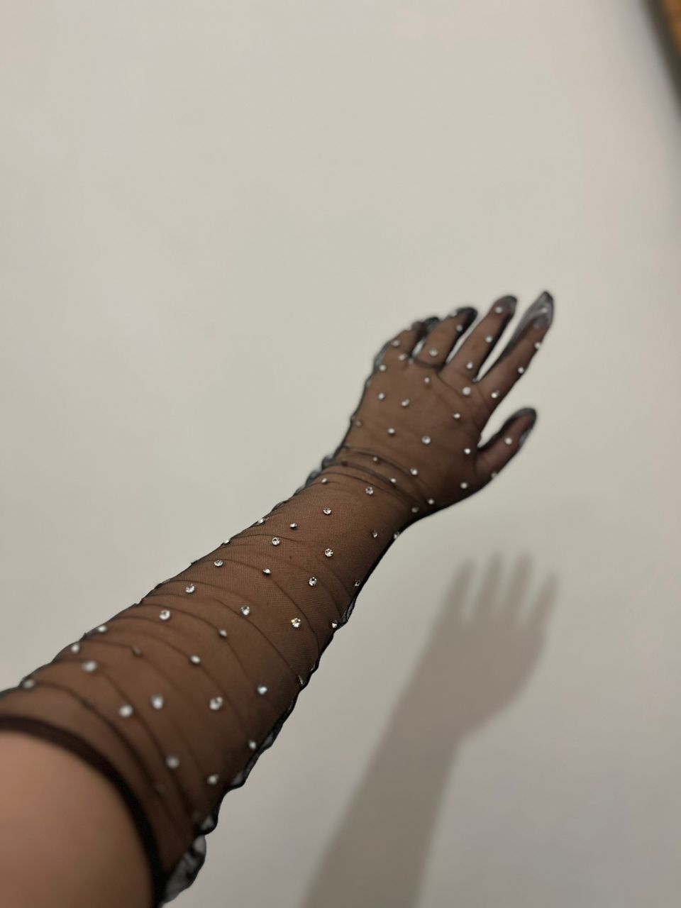 ست تل و دستکش مشکی نگین دارمجلسی